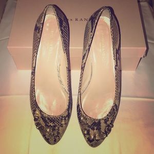 Loeffler Randall Lux Python Namibia Gold, 9B